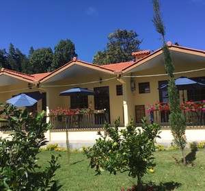 View from the garden at the terraces of Aparthotel Boquete