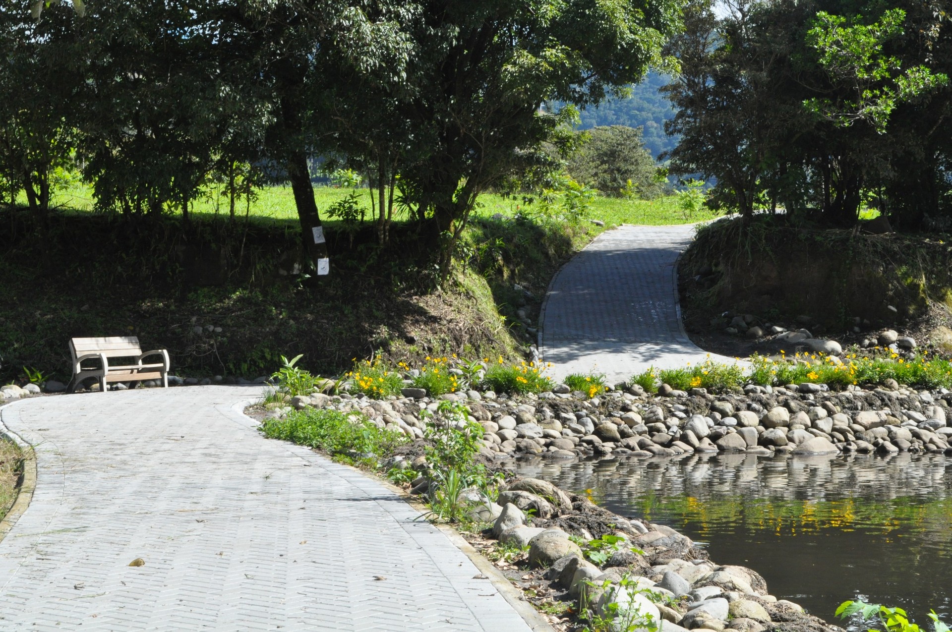 The Boquete Park by the Caldera River