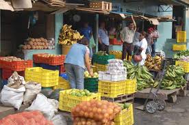 Fruit and vegetables at the public market in Boquete